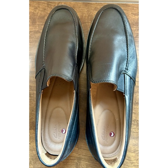 Clarks Other - Clarks Men's Tilden Dark Tan Free Leather Loafers Size 11M New Without Box